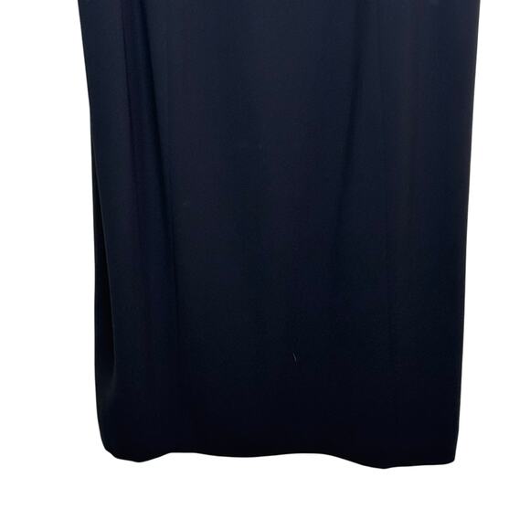 Talbots Woman Plus Size 18W Draped Neckline Black Sheath Dress - Picture 4 of 7